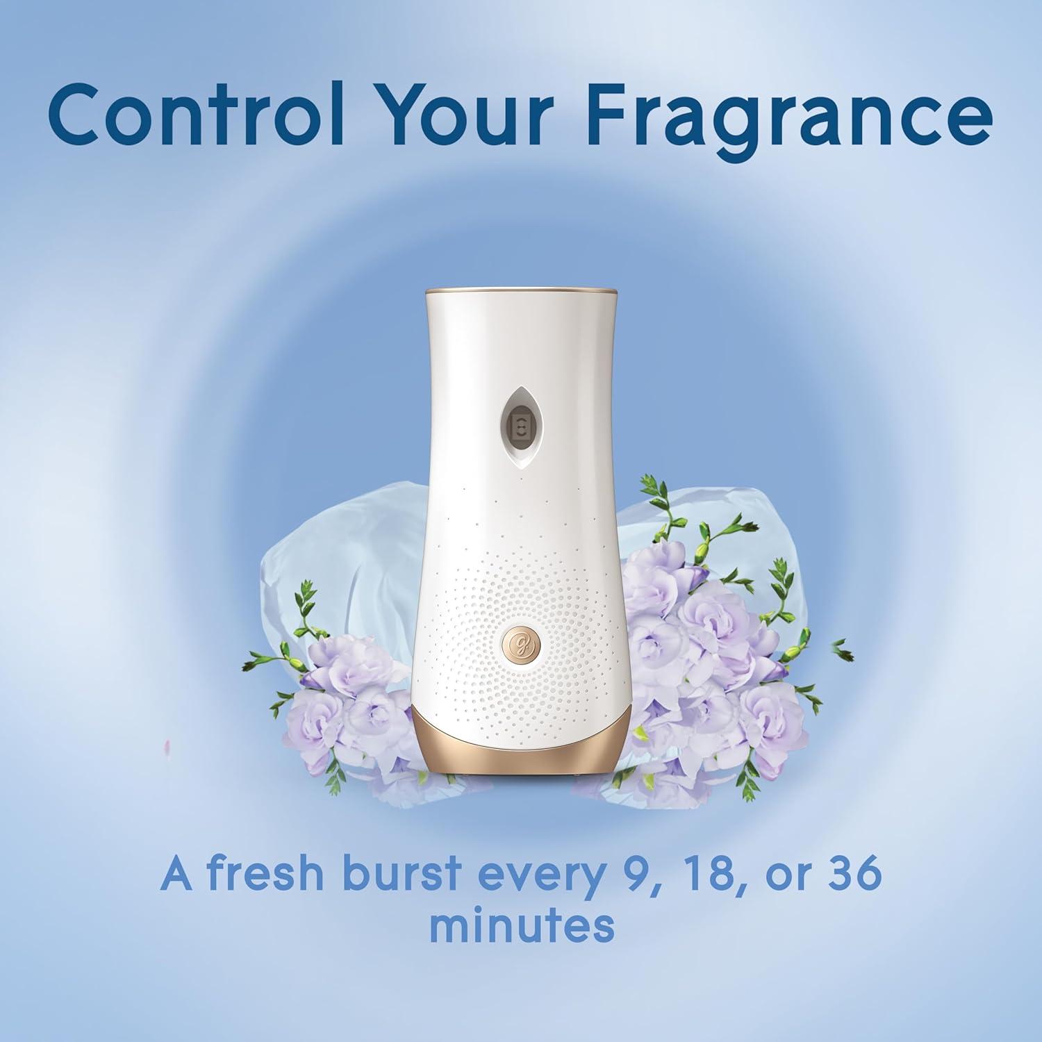 image:imageGlade Automatic Spray Air Freshener Refill Scented Air Freshener for Home and Bathroom Clean Linen 62 Oz 3 CountClean Linen