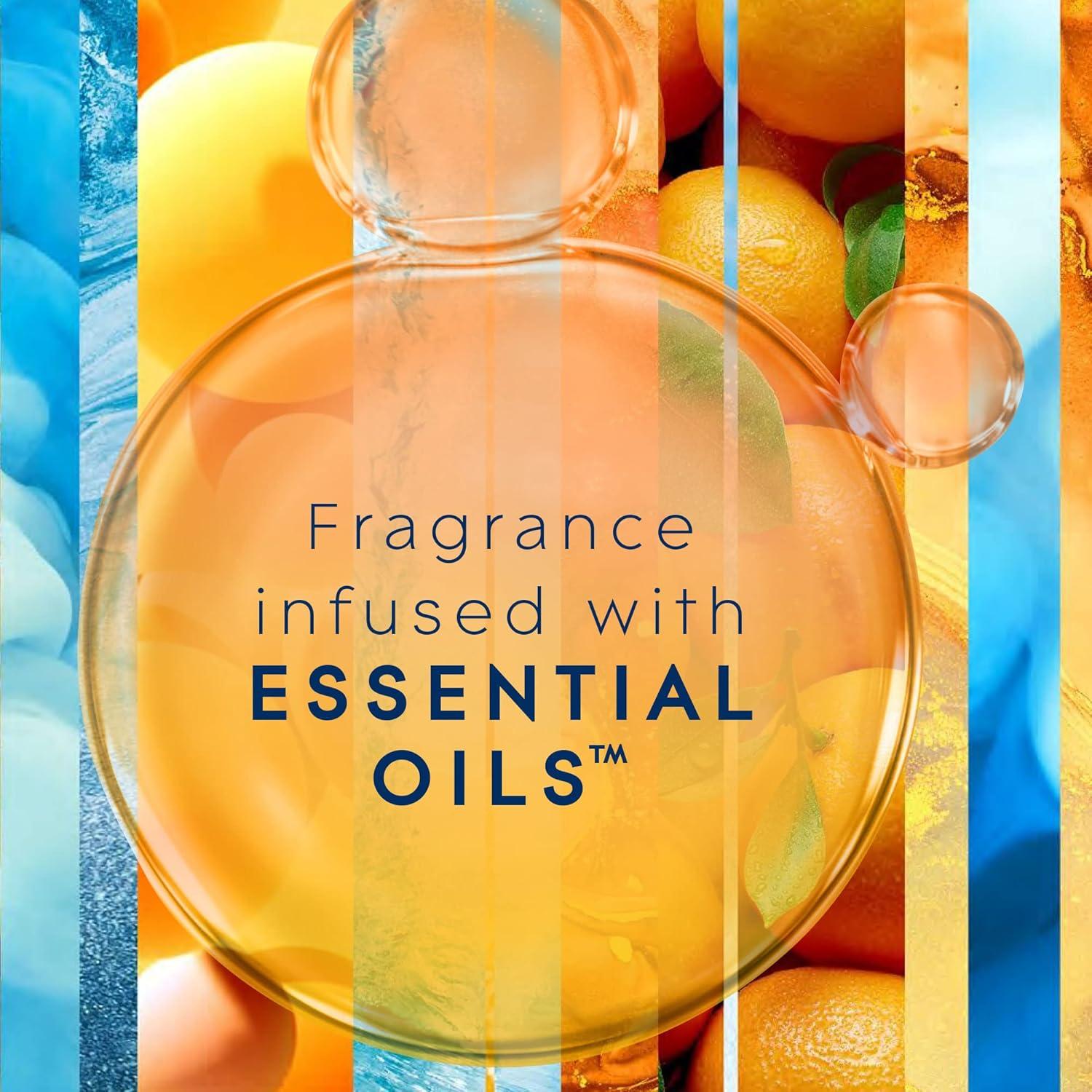image:imageGlade Automatic Spray Air Freshener Refill Scented Air Freshener for Home and Bathroom Clean Linen 62 Oz 3 CountCoastal Sunshine Citrus