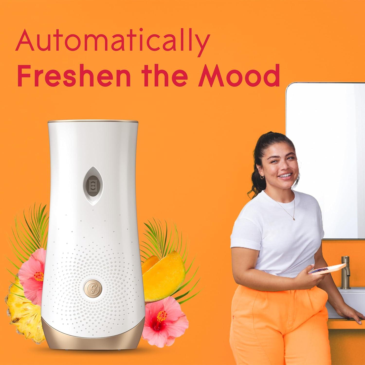 image:imageGlade Automatic Spray Air Freshener Refill Scented Air Freshener for Home and Bathroom Clean Linen 62 Oz 3 CountHawaiian Breeze