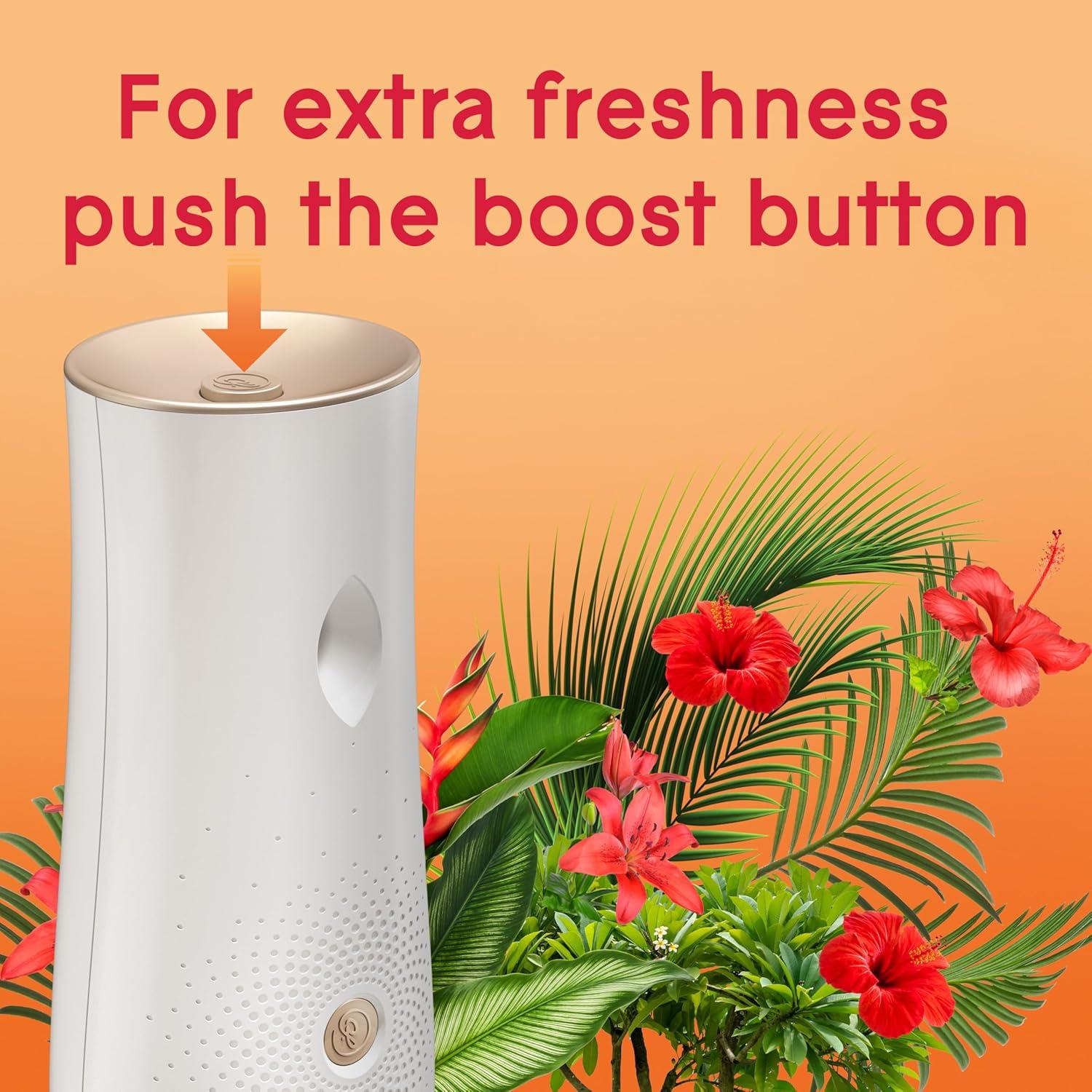 image:imageGlade Automatic Spray Air Freshener Refill Scented Air Freshener for Home and Bathroom Clean Linen 62 Oz 3 CountHawaiian Breeze