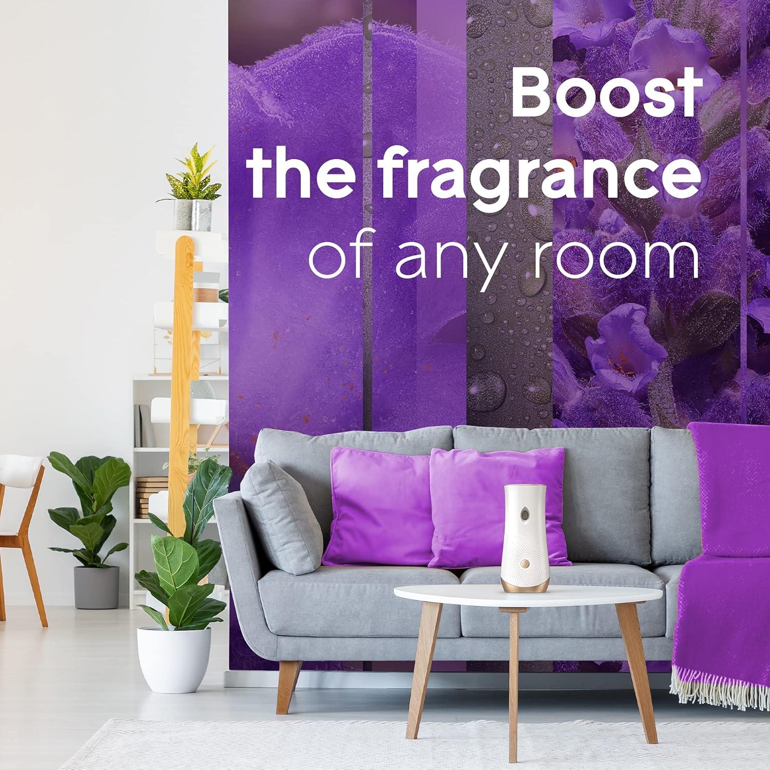 image:imageGlade Automatic Spray Air Freshener Refill Scented Air Freshener for Home and Bathroom Clean Linen 62 Oz 3 CountTranquil Lavender Aloe