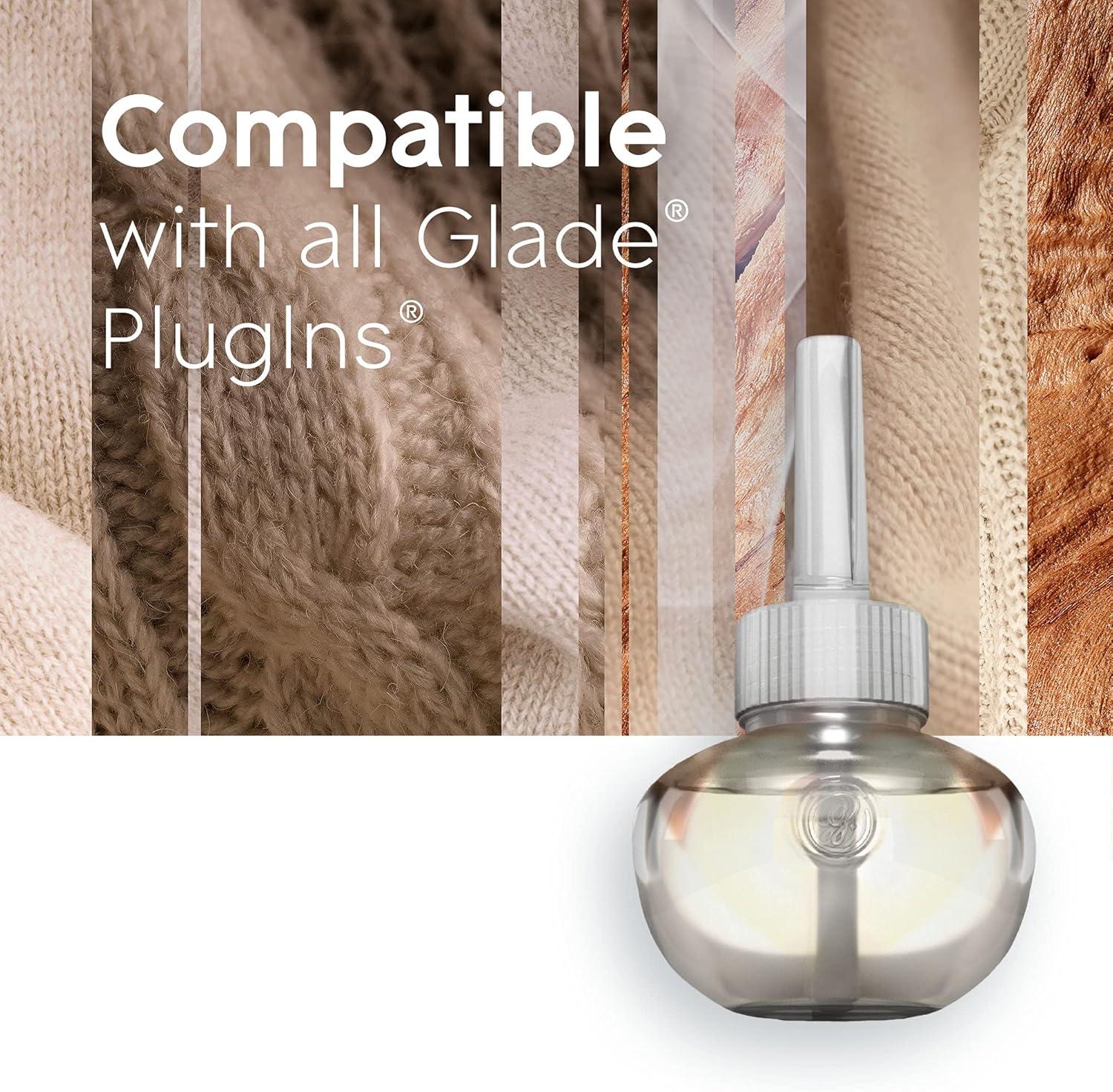 image:imageGlade PlugIns Refills Air Freshener Scented and Essential Oils for Home and Bathroom Cashmere Woods 67 Fl Oz 10 CountCashmere Woods