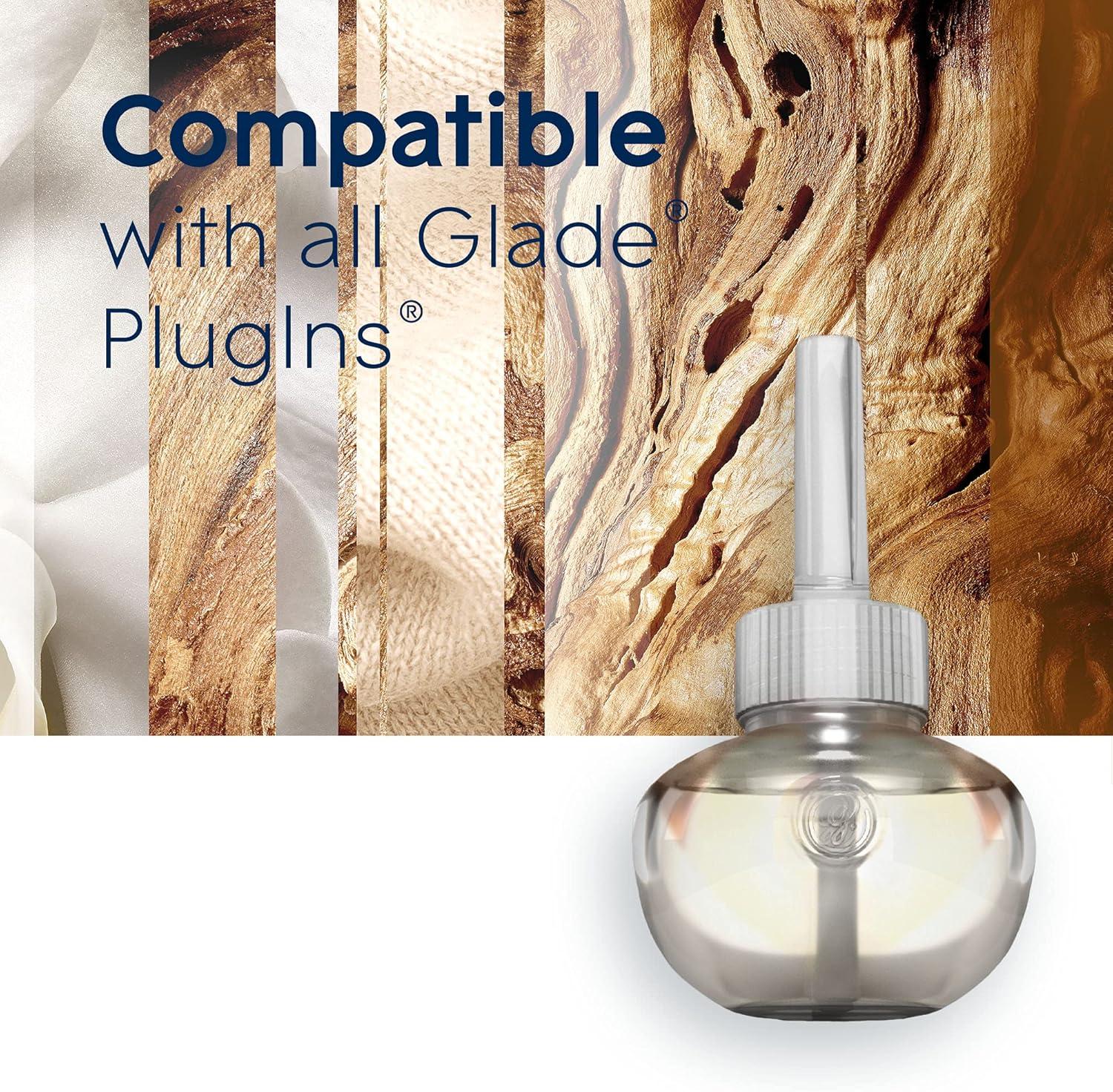 image:imageGlade PlugIns Refills Air Freshener Scented and Essential Oils for Home and Bathroom Cashmere Woods 67 Fl Oz 10 CountSheer Vanilla Embrace