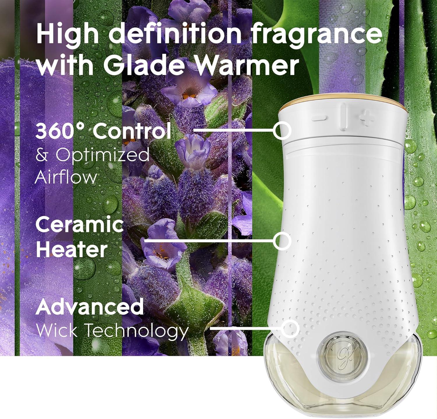 image:imageGlade PlugIns Refills Air Freshener Scented and Essential Oils for Home and Bathroom Cashmere Woods 67 Fl Oz 10 CountTranquil Lavender Aloe