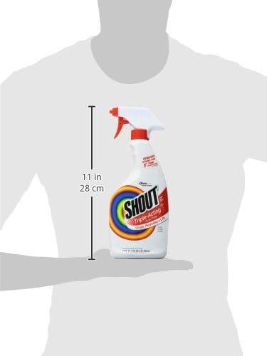 image:imageShout Active Enzyme Laundry Stain Remover Spray TripleActing Formula Clings Penetrates and Lifts 100 Types of Everyday Stains Prewash Spray 22oz22 Ounce Pack of 1