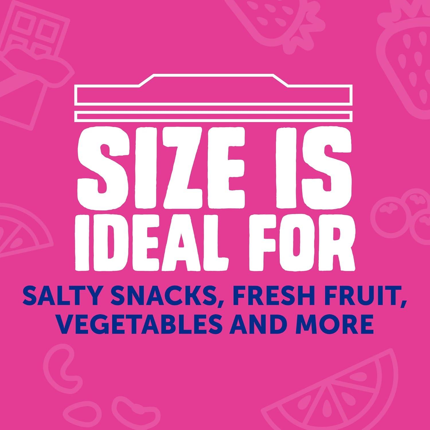 image:imageZiploc Snack Bags Easy Open and Close Small Plastic Food Storage Bags 50 Bags Total108 Count