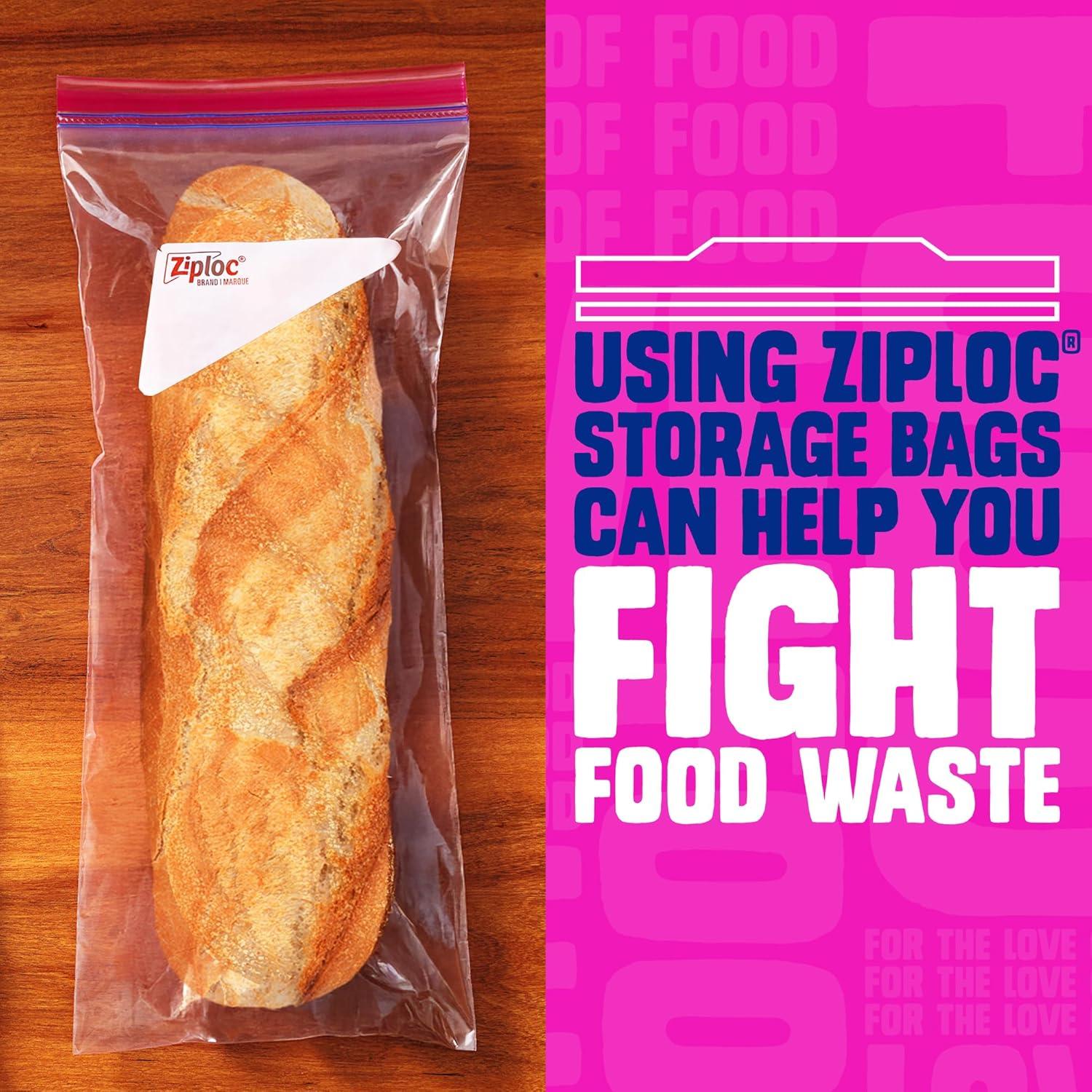 image:imageZiploc Tall Food Storage Bags 30 Count10 Count