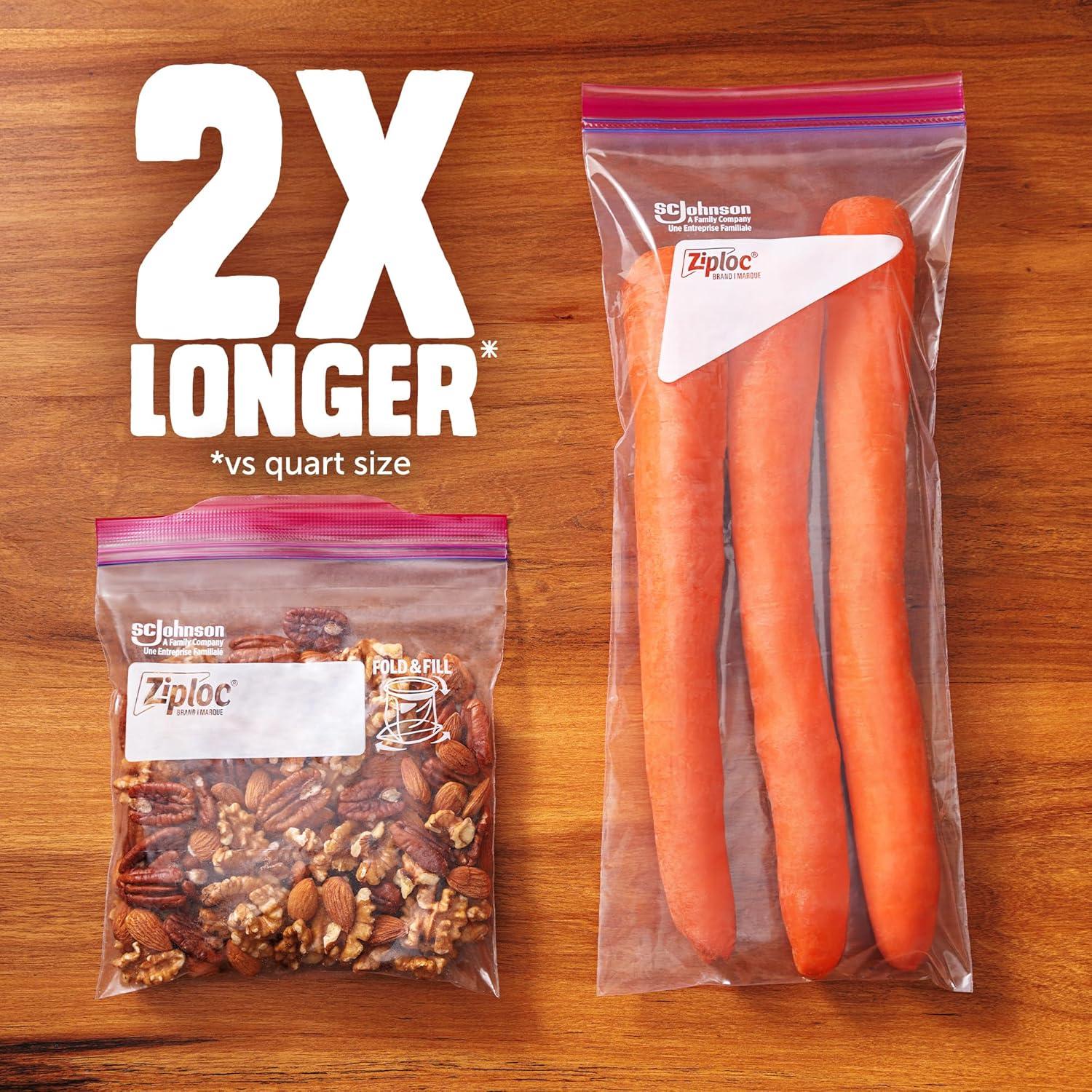 image:imageZiploc Tall Food Storage Bags 30 Count10 Count
