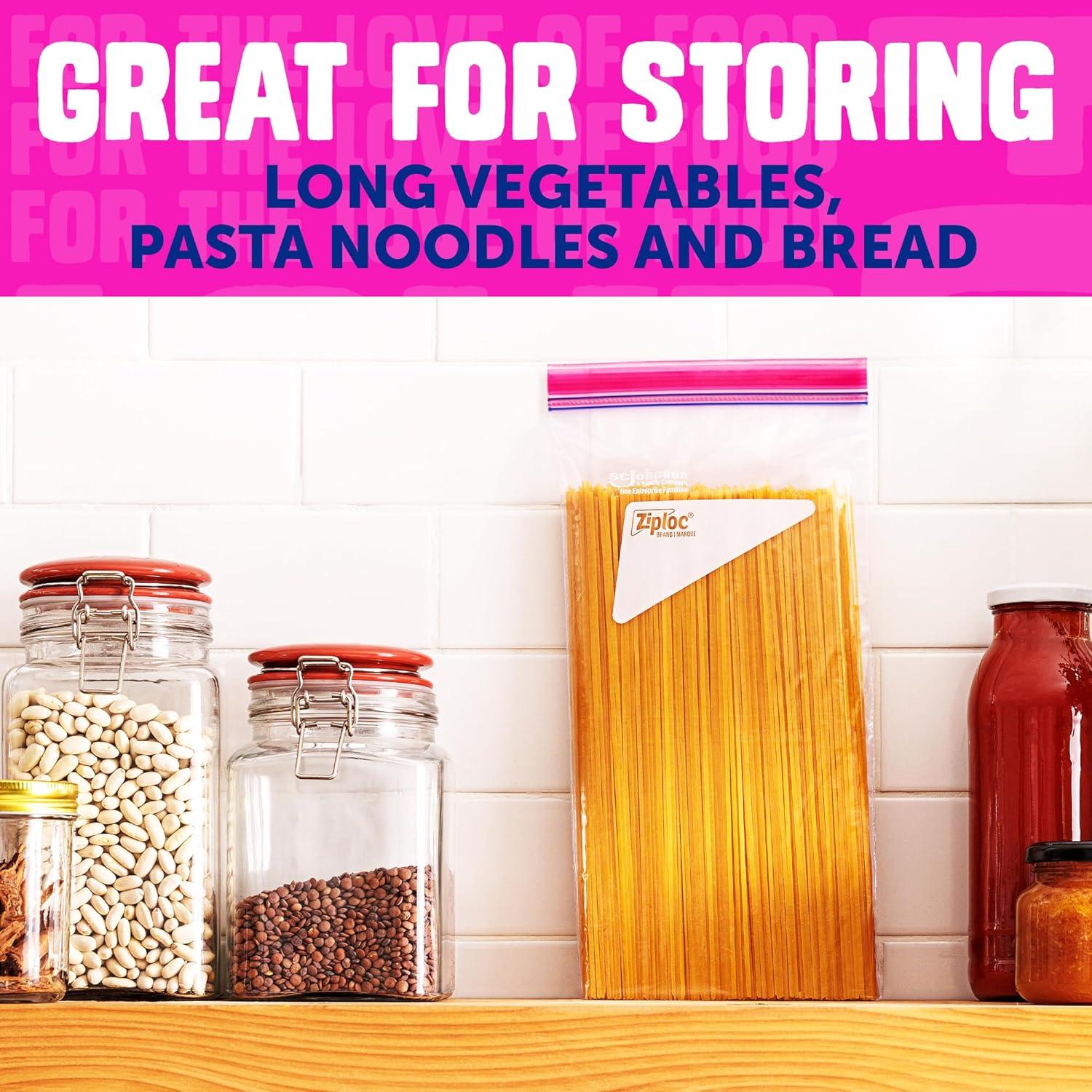 image:imageZiploc Tall Food Storage Bags 30 Count10 Count