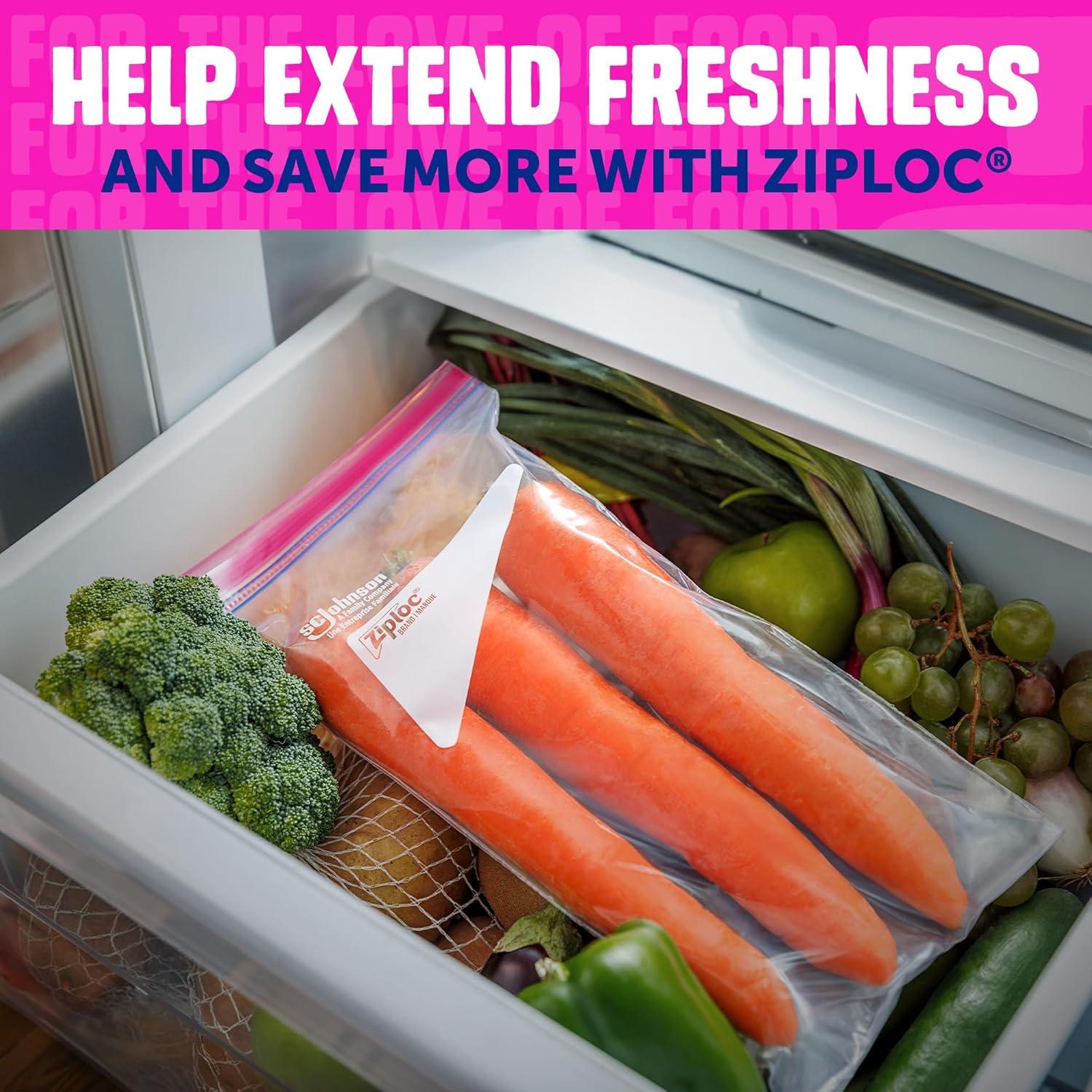 image:imageZiploc Tall Food Storage Bags 30 Count30 Count
