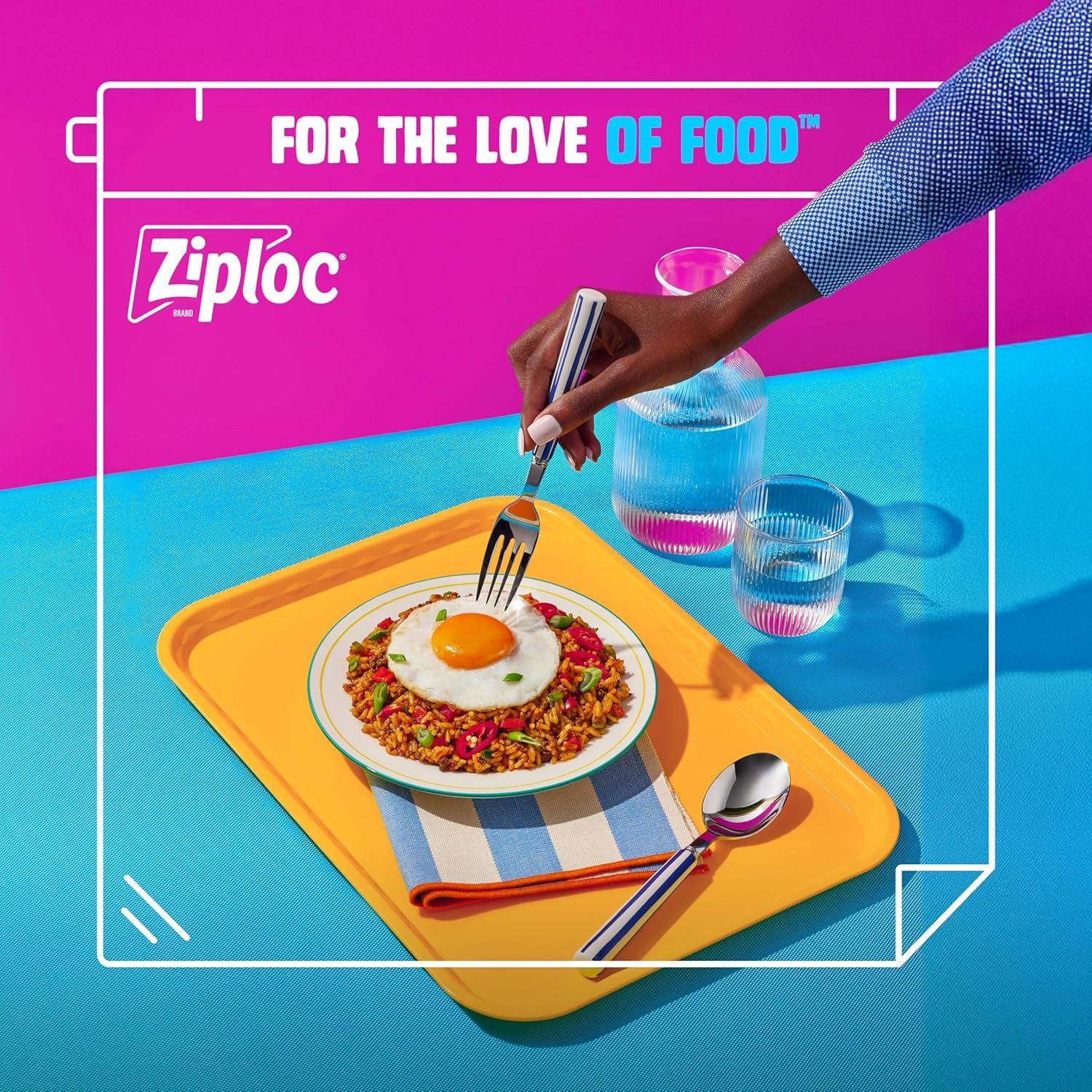 image:imageZiploc Wrap From Makers of Saran Wrap Food Storage Protects Food Easy Dispense 100 Sq Ft Roll