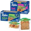 image:imageZiploc Sandwich and Snack Bags Bundle with EasyGuide Texture Small Plastic Storage Bags with Grip N Seal Technology 105 Count and 280 Count385 Count Variety