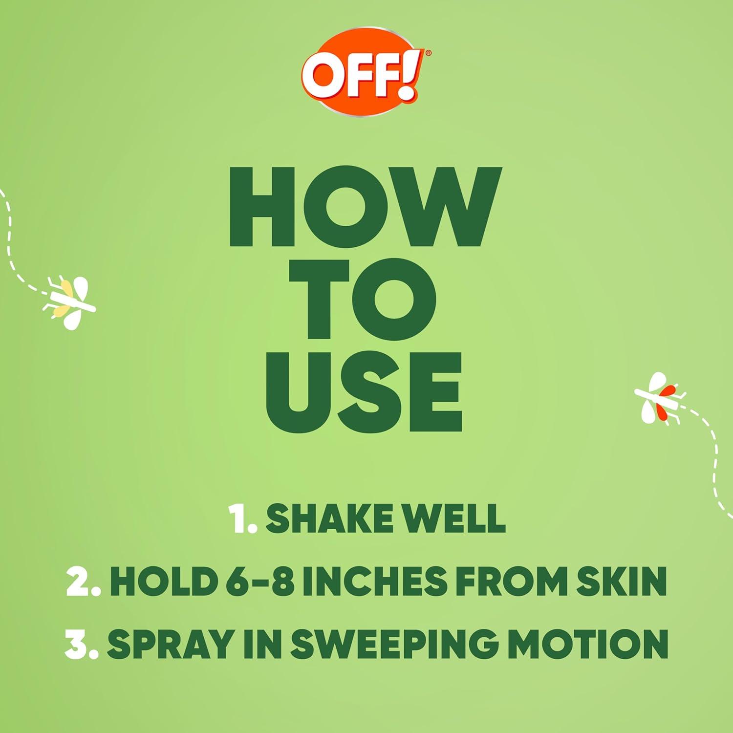 image:imageOFF Deep Woods Insect Repellent Aerosol Dry NonGreasy Formula Bug Spray with Long Lasting Protection from Mosquitoes 4 Oz 2 Count4 Ounce Pack of 1