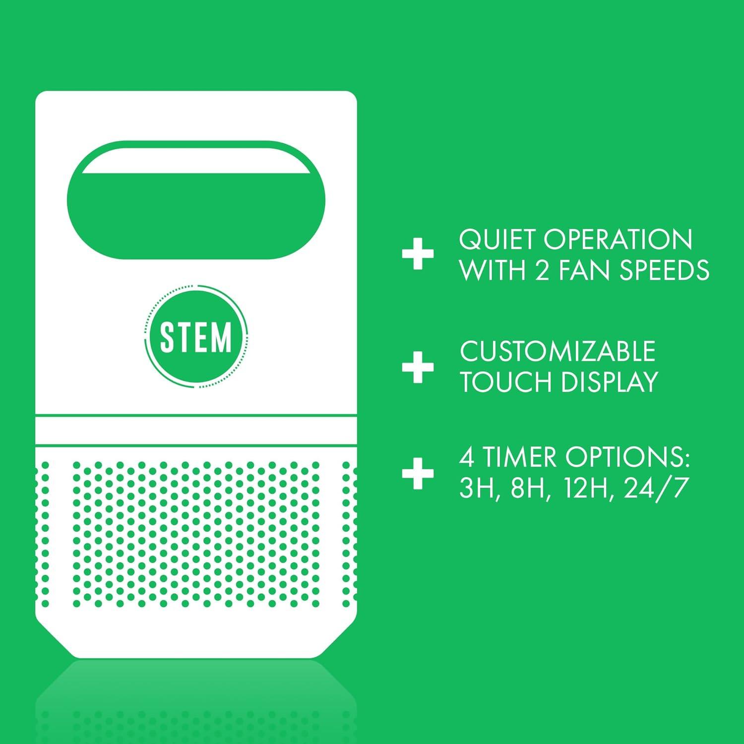image:imageSTEM Flying Insect Fan Trap for Indoor Bug Control Attracts Mosquitoes Fruit Flies and House Flies Plugin Fan with UV Light Starter Kit Includes 1 Device and 5 Glue Traps2 Devices 10 Glue Traps