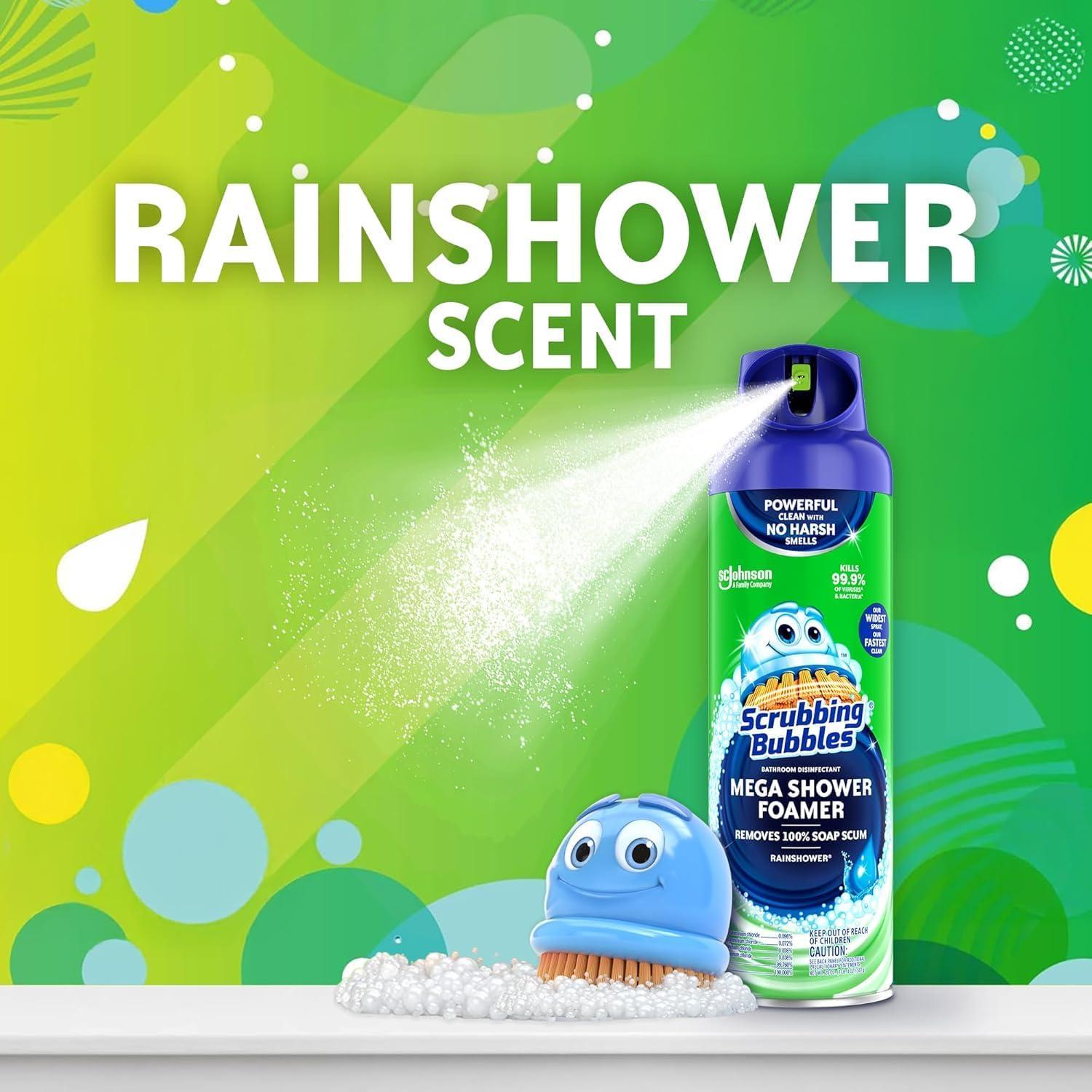 image:imageScrubbing Bubbles Mega Bathroom and Shower Foamer Aerosol Rainshower Scent 20oz Pack of 220 Ounce Pack of 1