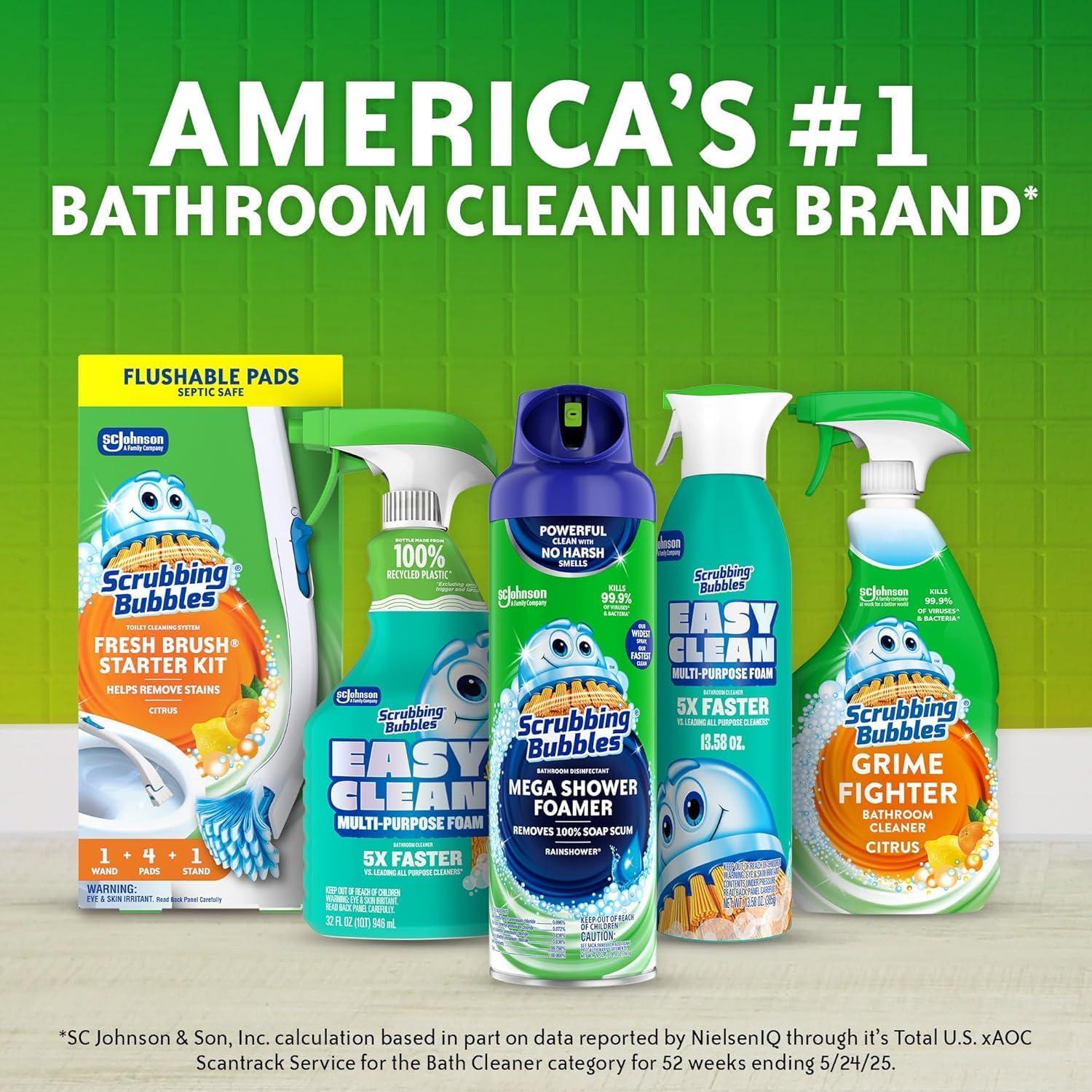 image:imageScrubbing Bubbles Mega Bathroom and Shower Foamer Aerosol Rainshower Scent 20oz Pack of 220 Ounce Pack of 1