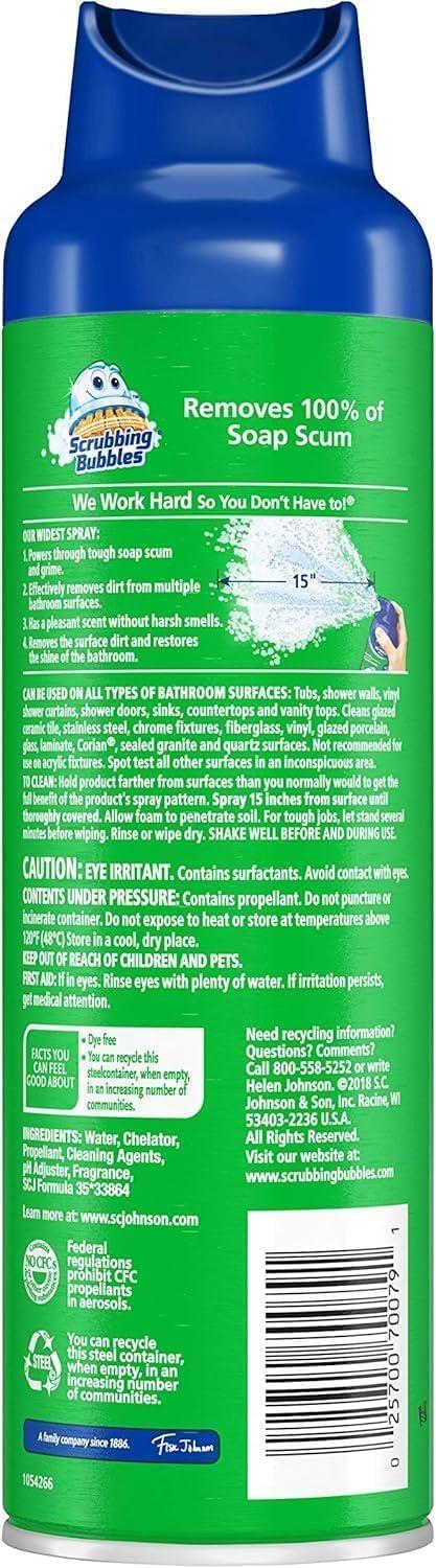 image:imageScrubbing Bubbles Mega Bathroom and Shower Foamer Aerosol Rainshower Scent 20oz Pack of 220 Ounce Pack of 1