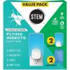 image:imageSTEM Flying Insect Trap  Indoor Fruit Fly amp Gnat Catcher for Home Kitchen amp Any Room Attracts amp Traps Bugs Soft Blue UV Light  Includes 2 PlugIn Devices amp 2 Cartridges